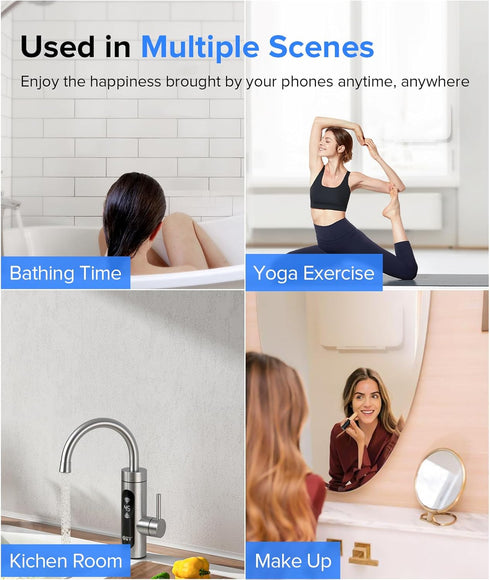 LC-dolida 3 Pcs Adhesive Replacement for Shower Phone Holder...