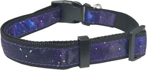 NASA PET Collar Dog Collar, Size Small Space Collar for Dogs & Cats. A Shiny & Colorful Cat Collar & Dog Collar with The NASA Logo and Design...