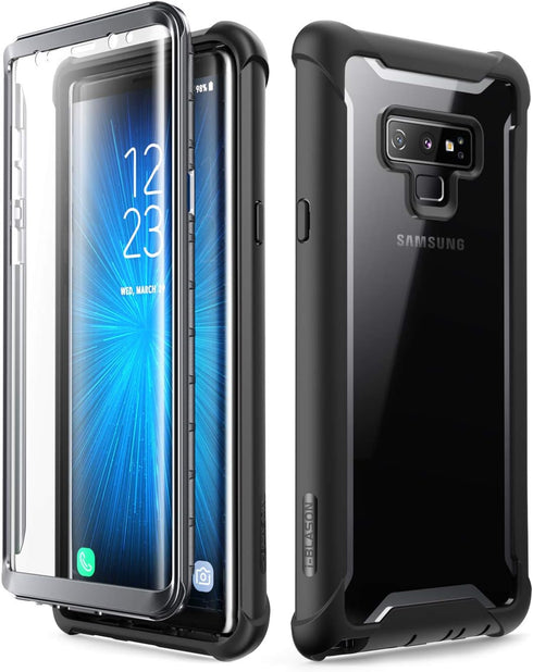 i-Blason Ares Designed for Galaxy Note 9 Case, Full-Body Rugged Clear Bumper Case with Built-in Screen Protector for Galaxy Note 9 2018 Release, B...