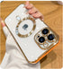Misscase iPhone 14 Pro MagSafe Case with Camera Lens Protector, Full Protection Clear Magnetic Anti-Scratch Cover - Gold...