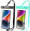 Clear Waterproof Phone Pouch: 2 Pack 2024 Cruise Ship Essentials Must Haves Dry Bag for Vacation Beach Travel Kayak Accessories Water Proof Case f...