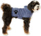 Bone Dry Pet Robe Collection, Embroidered Absorbent Microfiber Bath Robe with Adjustable Closure, for Dogs & Cats, Small, Stonewash Blue...