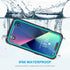 Lanhiem for iPhone 13 Case, IP68 Waterproof Dustproof Shockproof Cases with Built-in Screen Protector, Full Body Sealed Protective Front and Back ...