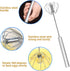 Danish Dough Whisk Bread Mixer&Egg Whisk Kits, 2 Pack Premium Stainless Steel Dutch Whisk & 1 Pack Hand Push Rotary Whisk Blender Pastry or Pizza ...