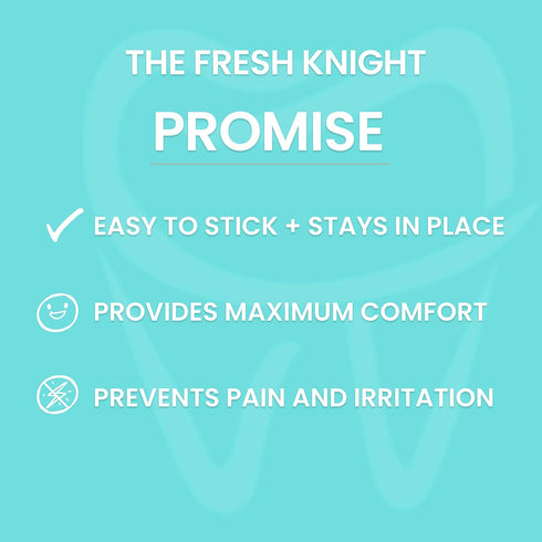 Braces Wax White 10 Pack. Dental Wax for Braces & Aligners, Unscented & Flavorless - 50 Premium Orthodontic Strips Food Grade Fresh Knight...