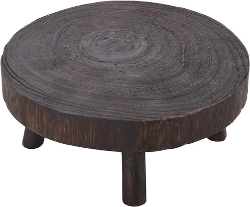 Round Plant Stand,Wooden Plant Stool,Wooden Stool Display Stand,Wooden Stand Plant Holder, High Stool Flower Stand,Storage Flower Pot Stand For In...