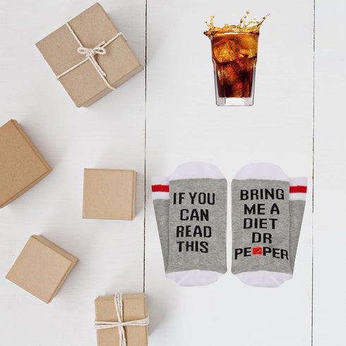 GJTIM Drinking Socks Carbonated Drinks Lover Novelty Socks for Men Women?Diet D?...