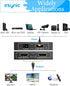 eSynic 4K/30HZ HDMI Splitter 2 Way HDMI Splitter 1 in 2 Out HDMI 1.4 Double Monitors for HDTV PS4 Blu-ray Player Laptop Satellite etc(Not Support ...