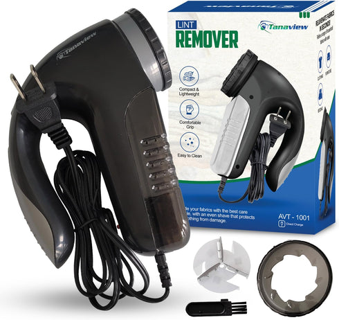 Electric Fabric, Lint, Sweater Shaver - Pilling & Fuzz Remover for Clothes, Furniture, Couch, Carpet - Clothing Pill Remover with Power Cord - Por...