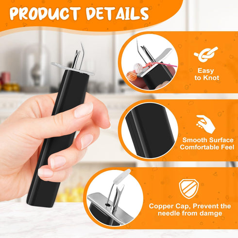 WXJ13 2 Pieces Jewelry Bead Knotting Tool for Create The Secure Knots, Pearl Jewelry Making Tool Professional Bead Knotting Tool for Jewelry Makin...