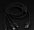 Bling Car Charger with USB Cable Set,Luxury Crystal Car Accessories Kits for Girls & Women,Rhinestone Dual USB Car Charger with Bling 3 in 1 Nylon...