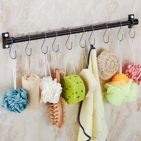 Heavy Duty S Hooks,Stainless Steel Metal S Hooks for Hanging Pots and Pants,Can with Stand up to 35 Pounds S Hook for Hanging Plants,Kitchen,Towel...