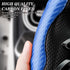 Universal 2 Packs Carbon Fiber Anti-Skid Steering Wheel Cover Safe Non Slip Car Accessory Fit 99% 14-15 Inch Car Interior Accessories Blue...