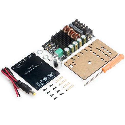 ZK-1002 Bluetooth Amplifier Board with TPA3116D2 Chip Bluetooth and AUX Input DC: 5-24V...