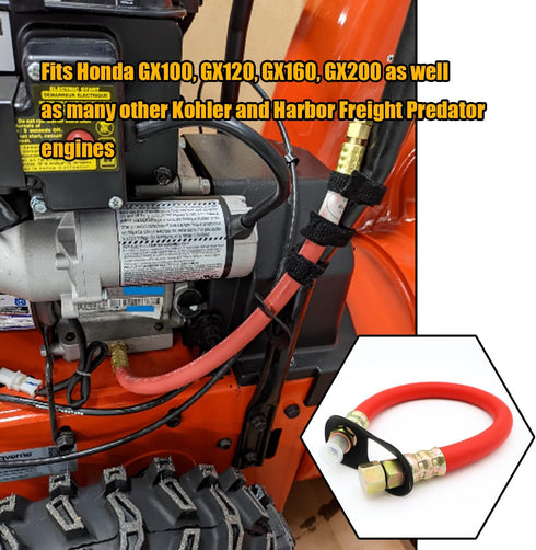 Oil Drain Hose - HON1010 For Kohler CS4, CS6 For Honda GX110, GX120, GX160, GX200 with 10mm oil drain port (1)...