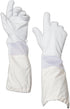 Forest Beekeeping Gloves, Premium Goatskin Leather Beekeeper's Glove with white vented space Between Long Canvas Sleeve and elastic cuff (S)...