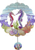 Seahorse 3D Wind Spinner Kinetic Metal Art Hanging Wind Spinner Outdoor Decoration Ocean Ornaments Decor for Yard and Garden...