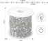 Kyutong Silver Necklace Chain for Jewelry Making Stainless Steel Cable Link Chain Bulk Thin Jewelry Making Supplies Chains with Lobster Clasps Jum...
