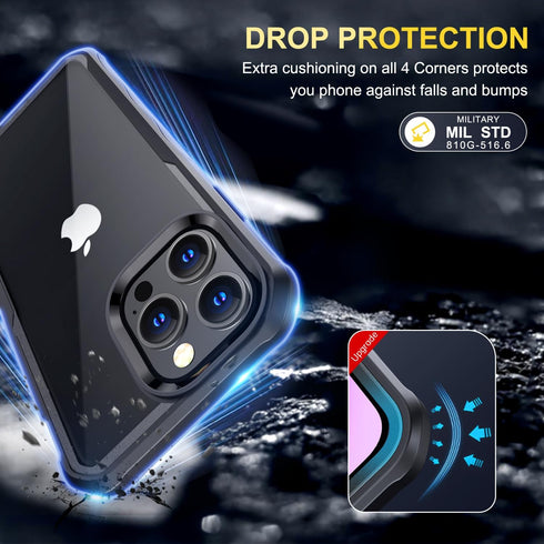 Privacy Case Compatible with iPhone 14 Pro Max, Anti Peep Case with 9H Glass Privacy Screen Protector, 100% Screen Sensitivity & Full Body Protect...