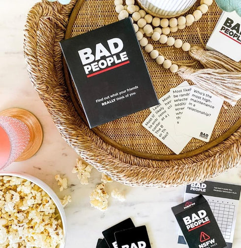 BAD PEOPLE Party Game - Find Out What Your Friends Really Think of You - Hilarious Adult Card Game for Fun Parties and Board Games Night with Your...