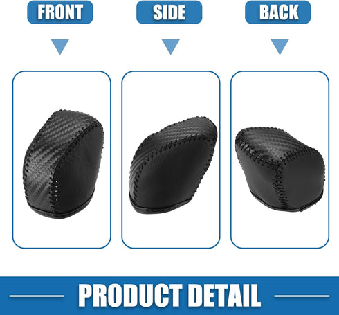 Gear Shift Lever Cover Automotive Interior Gear Shift Knob Trim for Lexus NX 250 2022 2023 Carbon Fiber Pattern Black...