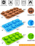 Candy Chocolate Molds Silicone, Non-Stick Animal Jello Mold Cake Moulds, Crayon Mold BPA Free, Forest Theme with Different Animals, including Dino...
