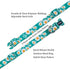 Dog Collar and Leash Set, Cute Daisy Pattern, Polyester Material, 5ft Leash, for Puppy Dogs.(Extra Small,Green Daisy)...