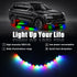 XT AUTO 8pcs 12V Super Bright 30cm 15 LED Flexible Waterproof LED Strip Light for Car Interior & Exterior Decoration DRL Day Running Light Or Boat...