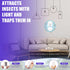 Gnat Trap for House Indoor Flying Insect Trap Bug Catcher Plug in Fly Trap Indoor Mosquito Trap UV Bug Light Bug Catcher with 5 Sticky Bug Trap Bo...