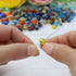 Fun-Weevz 50 PCS Assorted Glass Beads for Jewelry Making Adults, Large and Small Bulk Glass Beads for Crafts, Craft Lampwork Murano Bead Mix for B...