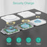 ORIA 3 in 1 Foldable Wireless Charger, Fast Wireless Charging Pad with Charging Indicator Light, Foldable Charging Station for iOS, i Watch, Air P...