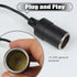 1 PC Car USB Port Boost Cable, 5V to 12V Cigarette Lighter Female Converter Adapter, Mobile Power Supply Connected to Driving Recorder E-Dog, Univ...