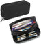 Della Gao Pencil Case Large Capacity Pencil Pouch Aesthetic Pencil Box for Office Stationery Organizer, Simple Sturdy Multifunctional Pencil Bag f...