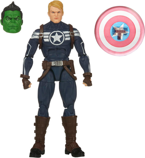 Marvel Legends Series Marvel Comics Commander Rogers 6-Inch Collectible Action Figures, Toys for Ages 4 and Up...