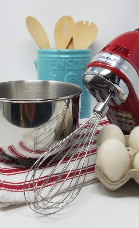 Univen Hand Mixer Stainless Steel Pro Whisk Compatible with KitchenAid KHMPW...