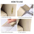Leather Repair Patch Tape, Gloss Black 17 x 61 Inches Self Adhesive Leather Repair Kit for Furniture, Car Seat,Vinyl Leather Repair Kit for Office...