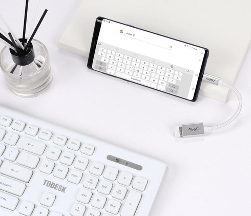 USB C to USB Adapter (2-Pack), USB Type-C to USB 3.0 OTG Converter, Thunderbolt 3 to USB Female Adapter, Compatible with MacBook Pro/Air, iPad Air...
