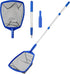 Pool Skimmer Net - 5 Foot Pool Net with 5 Connecting Aluminum Pole Sections...