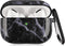 Airpods Pro Case - YOMPLOW Black Marble Protective Hard Case Cover Skin Portable & Shockproof Women Girls with Keychain for Apple Airpods Pro Char...