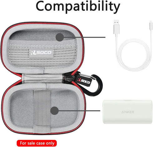 RLSOCO Carrying Case for Anker Nano 621 Power Bank Portable Charger - Black (Case Only)...