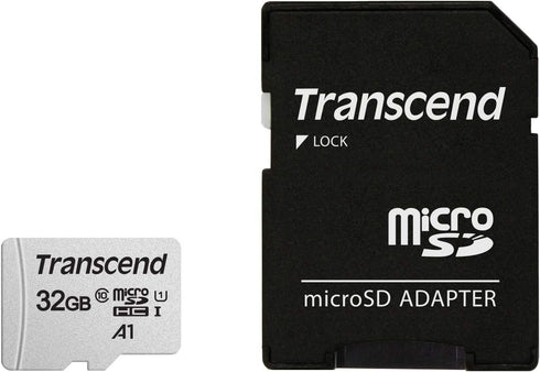 Transcend 32GB microSDHC UHS-I Class 10 U1 Memory Card with Adapter...