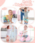BOSONER Baby Crawling Anti-Slip Knee and Socks for Boys And Girls Best Infant Gift, Unisex Baby Toddlers Kneepads (Blue Pink Grey) 6-24 Months...