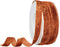 Morex Ribbon 987 Velvet Glitter Ribbon, 5/8" x 25 yd, Copper...