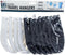 SE 12-piece set of Folding Ultra Compact Travel Hangers (Black & White), Open 16-Inches Folded 5-Inches...