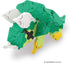 LaQ Dinosaur World Mini Triceratops | 88 Pieces | Age 5+ | Creative, Educational Construction Toy Block | Made in Japan...