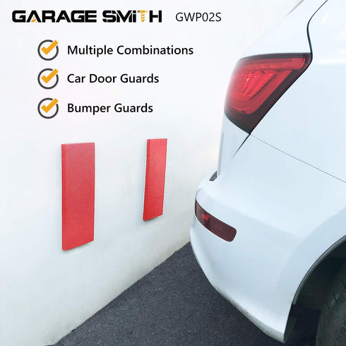 AMPULLA Garage Smith Garage Wall Protector Car Door Protectors, Designed in Germany (4-Pack Red)...