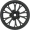 Pro-Line Racing 1/10 Pomona Drag Spec Front 2.2" 12mm Drag Wheels (2) Black, PRO277503...