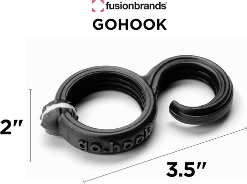GoHook All Purpose Household Hook, Portable Hook For Towels, Towel Holder, and Numerous Small Items in Kitchen, Bathrooms, Closets and on the go, ...