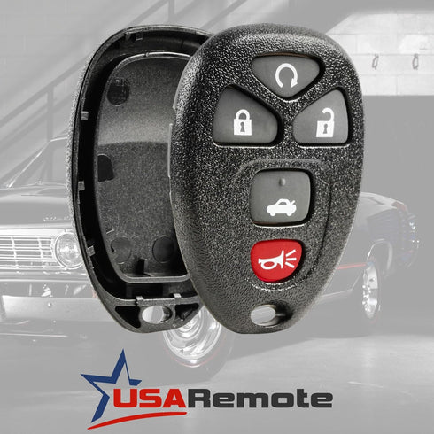 fits Part # 22733524 Shell Case & Pad Key Fob Keyless Entry Remote (No Electronics)...