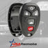 fits Part # 22733524 Shell Case & Pad Key Fob Keyless Entry Remote (No Electronics)...